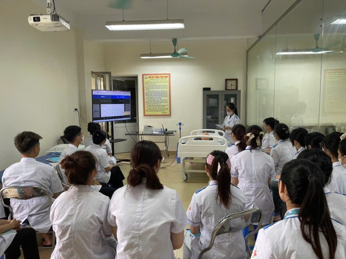 Trường Cao đẳng Y tế Bắc Ninh tiên phong đổi mới phương pháp đào tạo nhân lực y tế toàn diện. Ảnh: website nhà trường.