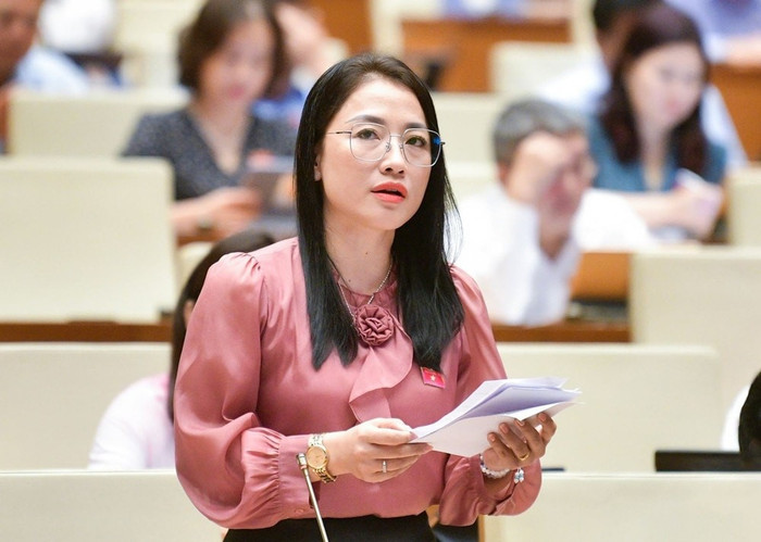 Đại biểu Quốc hội Trần Khánh Thu - Đoàn đại biểu Quốc hội tỉnh Hưng Yên. Ảnh: quochoi.vn