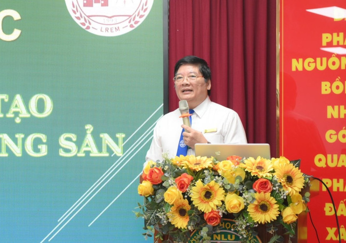 Tiến sĩ Trần Đình Lý - Phó Hiệu trưởng Trường Đại học Nông Lâm Thành phố Hồ Chí Minh. 516837500-24958541977067186-5741924497150968592-n.jpg