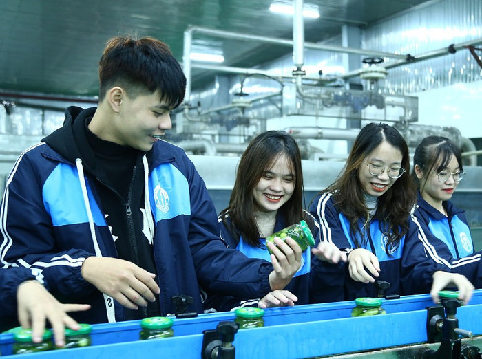 Sinh viên Ngành Công nghệ sinh học, Trường Đại học Mở Hà Nội được tham gia thực hành, thực tập từ năm thứ 2 đại học. Ảnh: Website nhà trường.