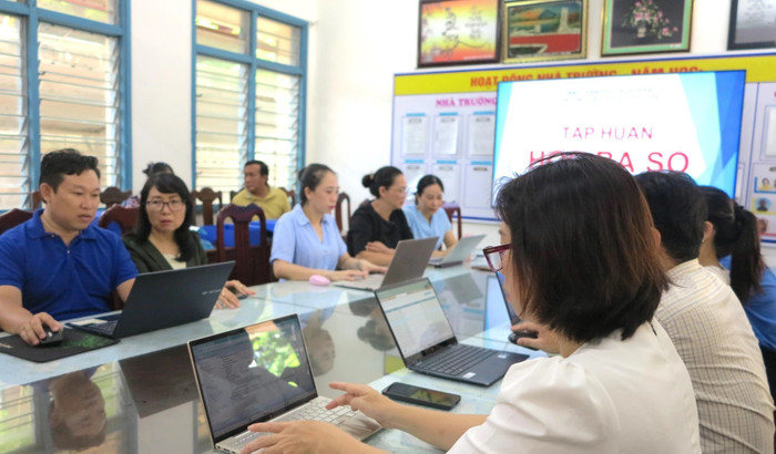 Ngành giáo dục tỉnh Khánh Hòa có nhiều điều kiện đẩy mạnh chuyển đổi số và ứng dụng công nghệ thông tin trong quản lý và dạy học. Ảnh minh hoạ: khanhhoa.edu.vn