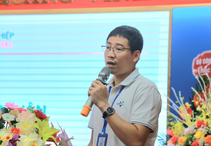 Phó Giáo sư, Tiến sĩ Nguyễn Hữu Quang - Phó Hiệu trưởng Trường Đại học Kinh tế - Kỹ thuật Công nghiệp. Ảnh: Lã Tiến ng-huu-quang.jpg