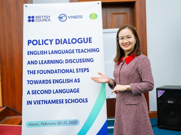 Tiến sĩ Nguyễn Thị Hồng Nhật - Trưởng khoa Khoa Tiếng Anh, Trường Đại học Sư phạm Hà Nội 2. Ảnh NVCC co-nhat-su-pham-2.jpg