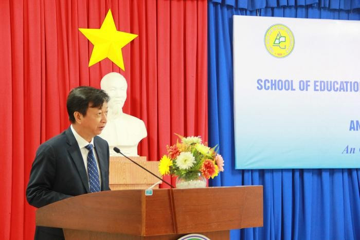 Phó Giáo sư, Tiến sĩ Võ Văn Thắng, Hiệu trưởng Trường Đại học An Giang, Đại học Quốc gia Thành phố Hồ Chí Minh. (Ảnh: website nhà trường) thay-vo-van-thang.jpg