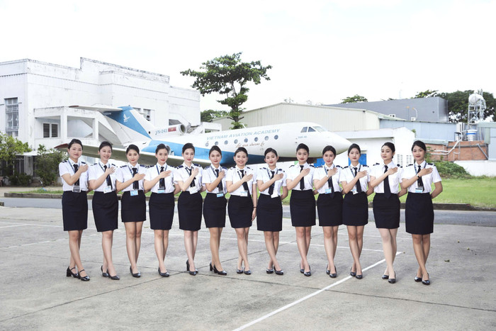 Sinh viên Học viện Hàng không Việt Nam. Ảnh: NTCC.