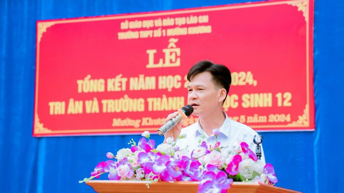 Thầy Phan Như Quỳnh - Hiệu trưởng Trường Trung học phổ thông số 1 huyện Mường Khương (tỉnh Lào Cai). Ảnh: NVCC. Thầy Phan Như Quỳnh - Hiệu trưởng Trường Trung học phổ thông số 1 huyện Mường Khương (tỉnh Lào Cai). Ảnh: NVCC.