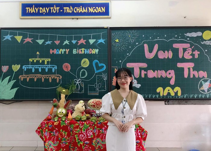 Cô Nguyễn Quỳnh Anh - Giáo viên Trường Tiểu học, Trung học cơ sở và Trung học phổ thông Ngôi Sao Hoàng Mai (Hà Nội). Ảnh NVCC Cô Nguyễn Quỳnh Anh - Giáo viên Trường Tiểu học, Trung học cơ sở và Trung học phổ thông Ngôi Sao Hoàng Mai (Hà Nội). Ảnh NVCC
