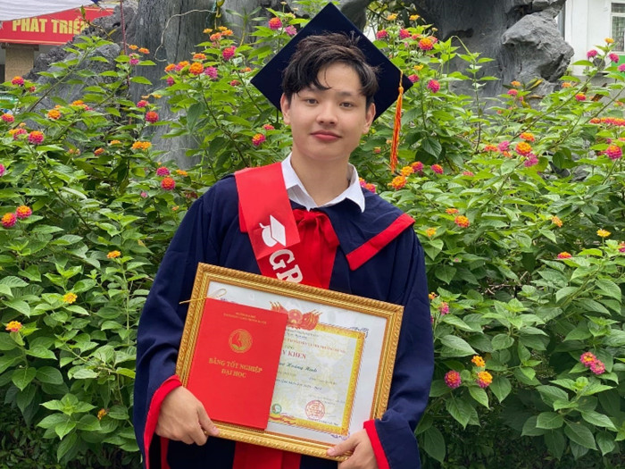 Anh Cao Hoàng Minh - Cựu sinh viên ngành Quản lý đất đai, Trường Đại học Tài nguyên và Môi trường Hà Nội. Ảnh NVCC cao-hoang-minh.jpg