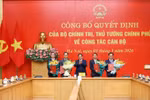 Công bố quyết định Phó Bí thư Đảng ủy Chính phủ và bổ nhiệm lãnh đạo 4 bộ, cơ quan ngang Bộ