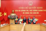 Công bố quyết định Phó Bí thư Đảng ủy Chính phủ và bổ nhiệm lãnh đạo 4 bộ, cơ quan ngang Bộ