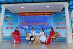 Học sinh Trường THCS Trương Công Định chia sẻ ước mơ trong hành trình tuổi trẻ