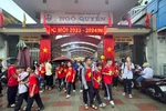 Mô hình cổng trường an toàn giao thông, văn minh tại Trường THCS Ngô Quyền