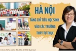 Phân tầng học phí là giải pháp hợp lý, khả thi để 40% HS Hà Nội vào THPT tư thục