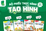 Bộ phiếu thực hành tạo hình cho trẻ mầm non - Cùng trẻ sáng tạo toàn diện