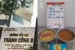 HS TH Thành Công B bị tiêu chảy: PH đề nghị bỏ mỳ Ý, đồ đông lạnh khỏi thực đơn