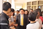 Bộ trưởng Vương Đình Huệ về thăm trường xưa