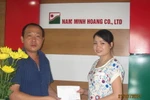 Công ty TNHH Nam Minh Hoàng ủng hộ Lớp học Nhân ái 10 triệu đồng