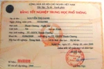 Nghệ An đã tìm ra 13 cán bộ dùng bằng phổ thông rởm đi học cấp cao hơn