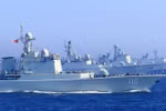 Ảnh: Đội tàu Trung Quốc điều tới Nga tham gia tập trận chung