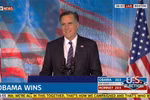 Romney gần như phát khóc khi thừa nhận thất bại
