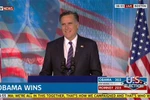 Romney gần như phát khóc khi thừa nhận thất bại