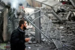 Israel đánh bom trúng phủ Thủ tướng Palestine tại Gaza