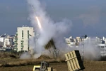 Cảnh tên lửa quần đảo bầu trời Dải Gaza