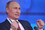 Putin chiếm vị trí 2 trong số Nhân vật ảnh hưởng nhất thế giới