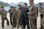 Kim Jong-un thị sát công trường xây khu trượt tuyết đẳng cấp quốc tế