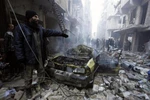 Video: Quân đội Syria ném "bom thùng" Aleppo, 36 dân thường thiệt mạng