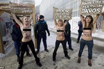 Phong trào FEMEN: khoả thân biểu tình tại Hội nghị Davos, Thuỵ Sỹ