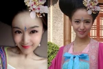 Cô gái bỗng "đẹp ngang tầm" mỹ nữ cổ trang 