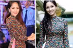Khánh Thi "xào lại" áo dài Mai Phương Thúy? 