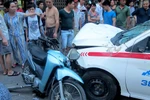 Vụ taxi điên lao vào chợ Trời: Đã bắt được tài xế gây tai nạn