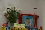 Chồng chết đứng chứng kiến vợ giết con