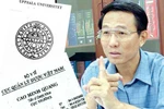Bộ GD&ĐT: Bằng của ông Cao Minh Quang chưa phải tiến sĩ
