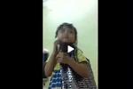Video: Sốc với "Bé gái 4 tuổi mắng chồng té tát như thật"