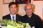 Lãnh đạo Báo GDVN chúc tết Trung tướng Nguyễn Quốc Thước 