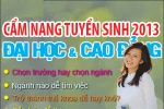 Cẩm nang tuyển sinh ĐH, CĐ 2013 chính thức ra mắt