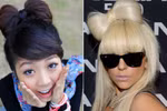 Thắt nơ bằng tóc ngộ nghĩnh như...Lady Gaga