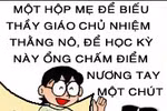 Bộ ảnh Đôrêmon chế vui nhộn về người thầy nhân ngày 20/11