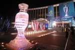 Chùm ảnh đẹp về lễ bốc thăm vòng bảng EURO 2012