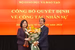 Bộ Giáo dục và Đào tạo công bố quyết định về công tác nhân sự