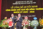 Phó Giáo sư Nguyễn Văn Hiền trở thành Chủ tịch Hội đồng Trường ĐH Sư phạm Hà Nội