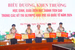 Hải Phòng chi 2,7 tỷ đồng khen thưởng học sinh và giáo viên đạt giải Olympic