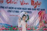 Tôi theo nghề dạy học vì thấy bố làm giáo viên vùng cao được yêu thương, quý mến