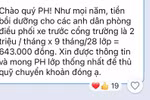 Phải đóng tiền điều phối xe ở cổng trường, phụ huynh TH Linh Chiểu bức xúc