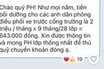 Phải đóng tiền điều phối xe ở cổng trường, phụ huynh TH Linh Chiểu bức xúc