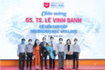 Giáo sư Lê Vinh Danh về công tác tại Trường Đại học Văn Lang