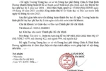 Chậm quyết toán tiền hỗ trợ học phí, trường Châu Á Thái Bình Dương bị phê bình